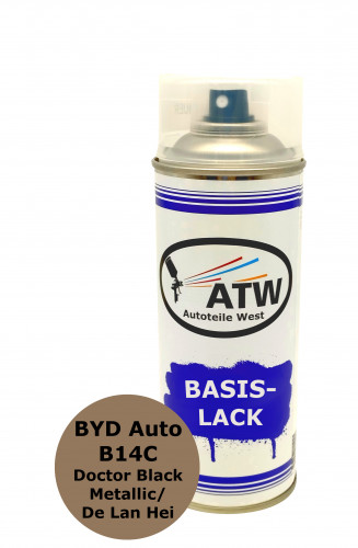 Autolack für BYD Auto B14C Doctor Black Metallic / De Lan Hei